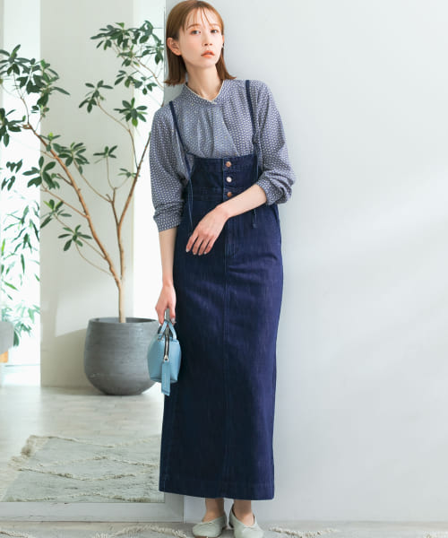 『別注』Wrangler×ROSSO　SALOPETTE SKIRT