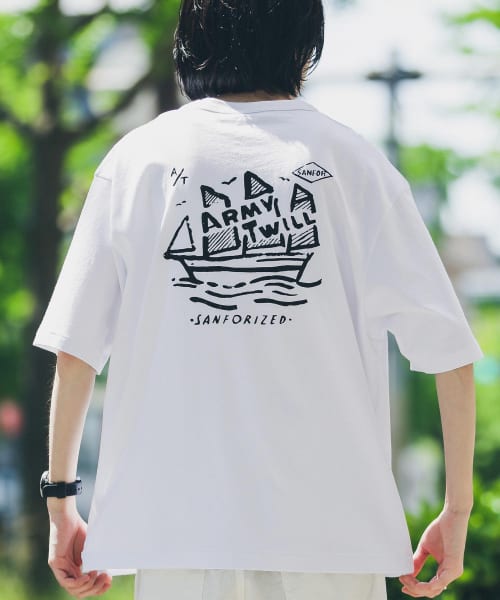 『別注』ARMY TWILL×Sonny Label　OE Jersey Print Tee2