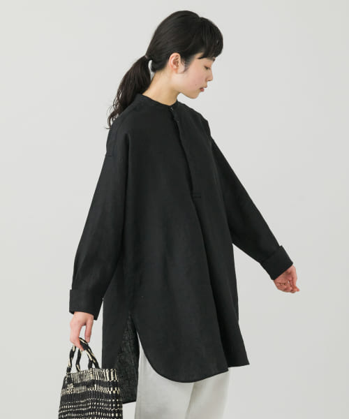 リネンチュニックシャツ
