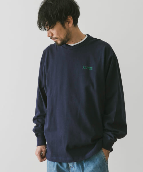 L.L.Bean　Crew neck Long-Sleeve T-shirts