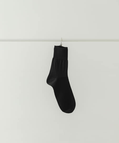 PIEDI NUDI　コットンソリッドショートソックス