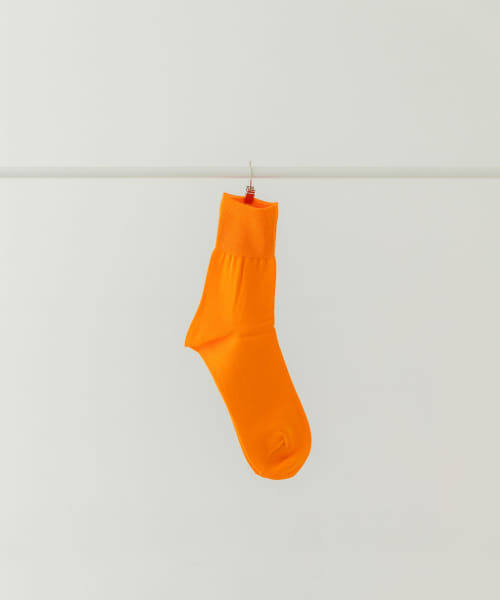 PIEDI NUDI　コットンソリッドショートソックス