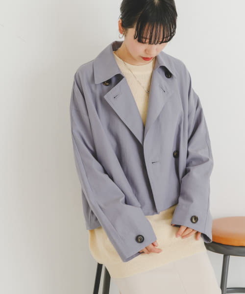 『井桁弘恵さん着用』ショートトレンチコート
