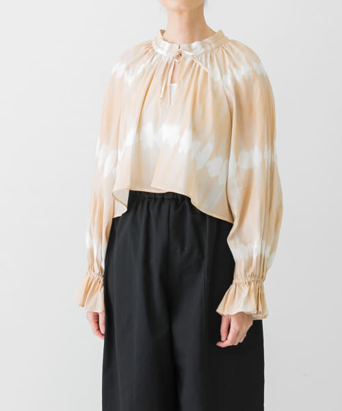 HAVERSACK　Tie dye print Blouse