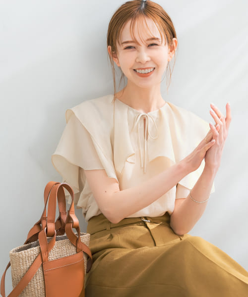 イージーケアフレアブラウス