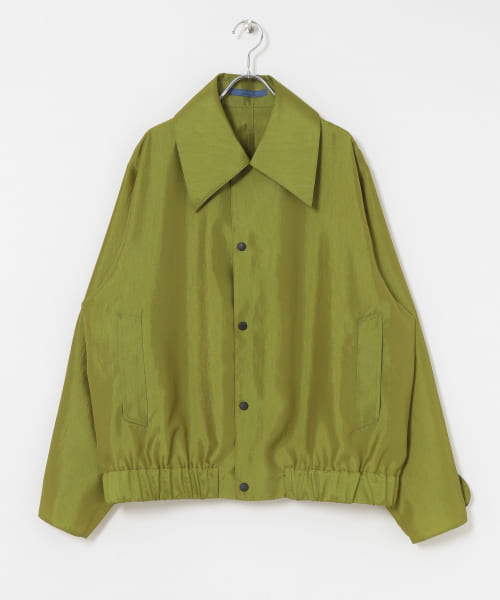 semoh　Wide Collar Drizzler Jacket