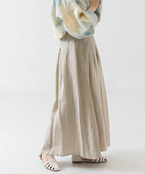 『別注』O’NEIL OF DUBLIN×UR　Soft Pleated Skirt