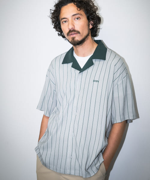 [Sonny Label][OOPS　ストライプシャツ]