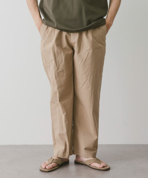 STILL BY HAND　オーガニックコットンシルクネップパンツ