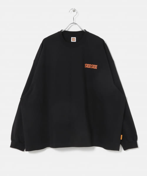 『別注』SEESEE×URBS　SUPER BIG FLAT LONG-SLEEVE TEE