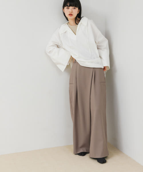 PIPING WRAP PANTS