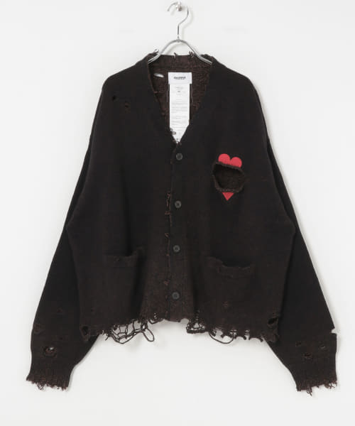 doublet　BROKEN HEART CARDIGAN
