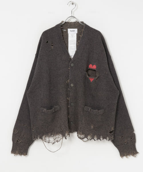 doublet　BROKEN HEART CARDIGAN