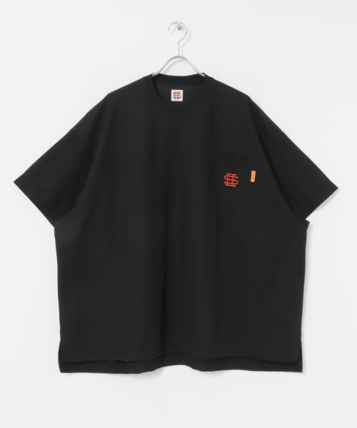 『別注』SEESEE×URBS　SUPER BIG SHORT-SLEEVE 鹿の子Tシャツ