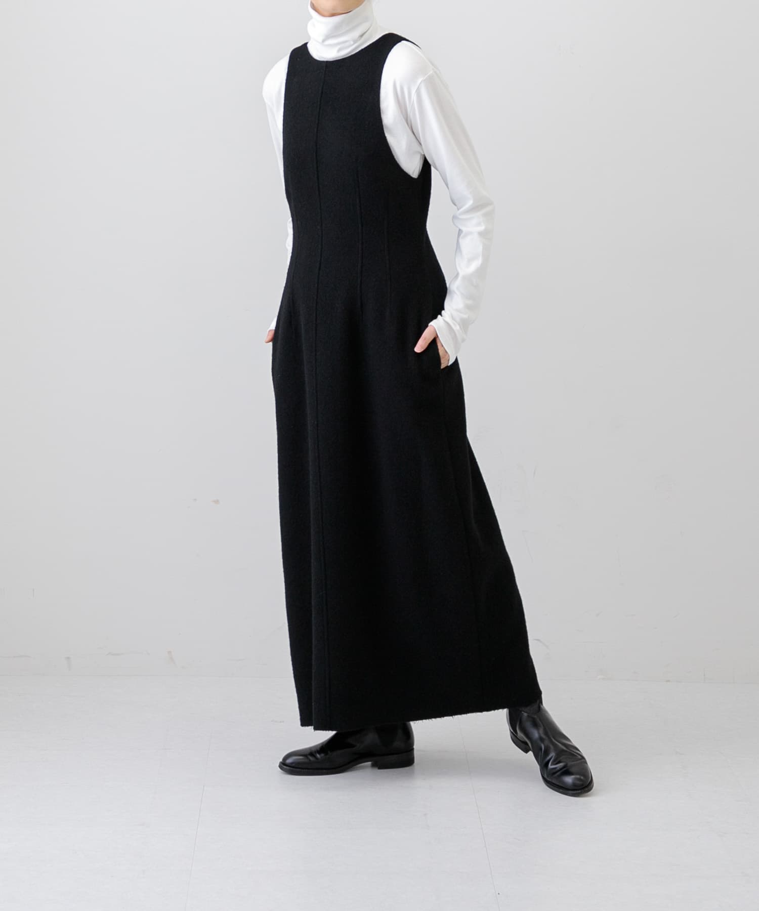 YLEVE WOOL TWEED REVERSIBLE ONE-PIECE[1683255068-KL37]｜URBAN