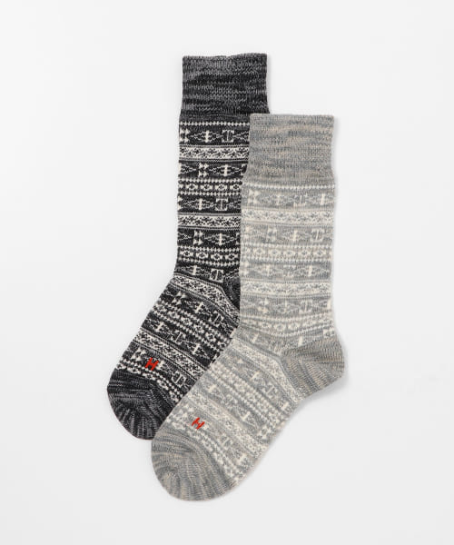 Healthknit　HK エスニックジャカード 2P