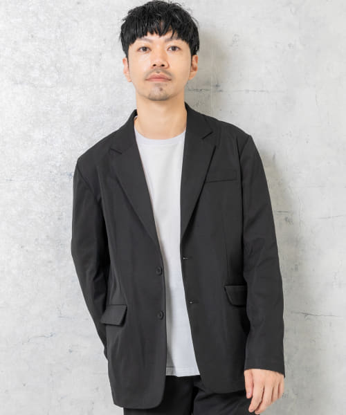 『UR TECH POLIsh POLI』イージーケアブラッシュドストレッチジャケット