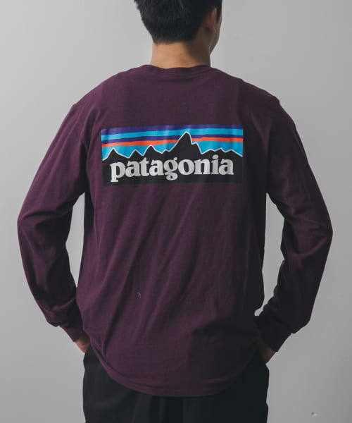 patagonia　LONG-SLEEVE P-6 Logo Re-T-shirts