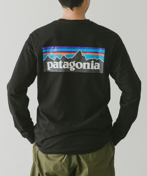 patagonia　LONG-SLEEVE P-6 Logo Re-T-shirts
