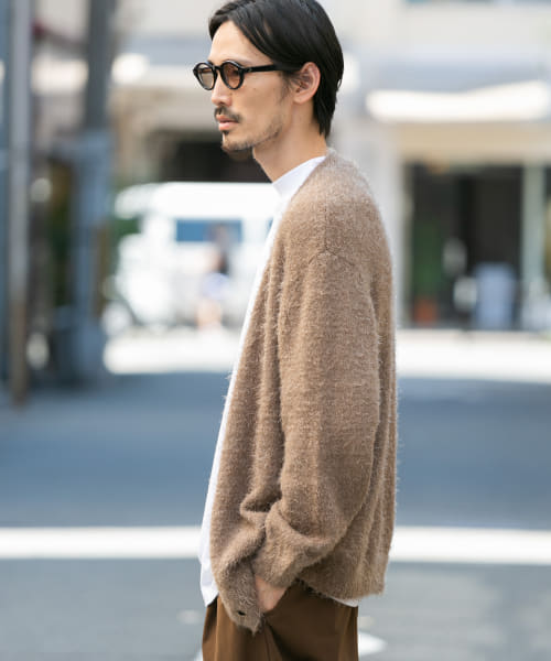 フェザーモールカーディガン