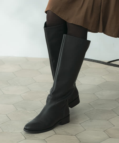 REMME　COWBACKZIPPERLONGBOOTS