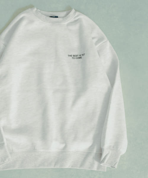 [ITEMS][ワンポイントロゴクルーネックスウェットプルオーバー]