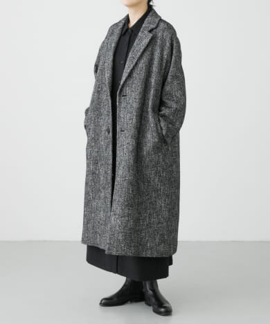 WIRROW　Tweed chester coat