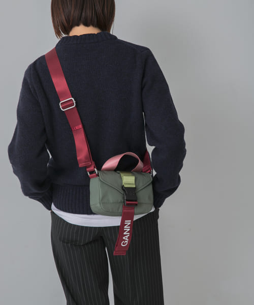 GANNI　Recycled Tech MiniSatchel