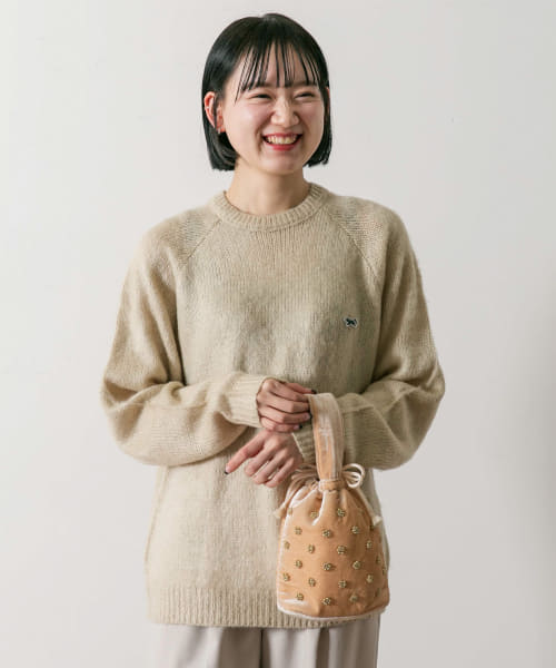 [DOORS][『別注』『ユニセックス』PENNEYS×DOORS　THE FOX モヘアタッチクルーネックニット]