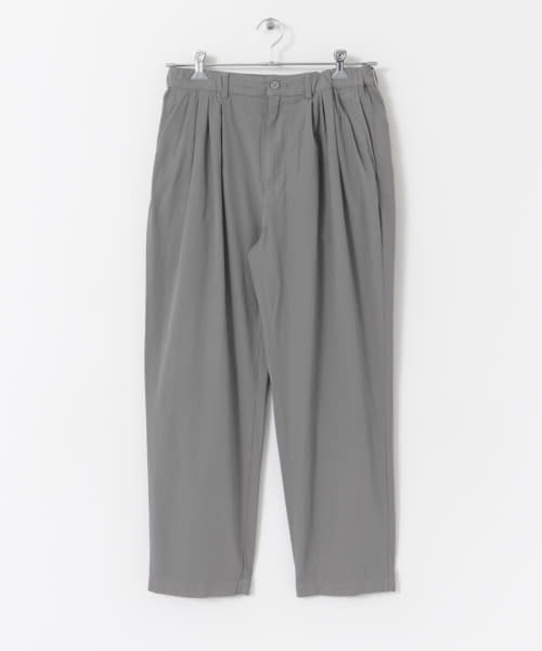 STILL BY HAND　Garment-dye 4 tuck pants