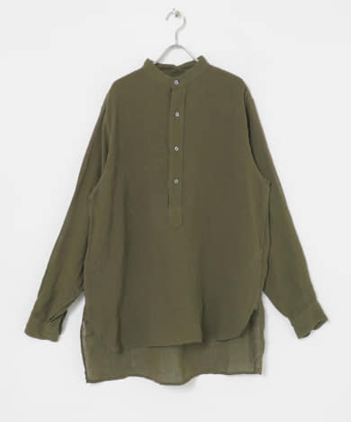 MAATEE&SONS S/S OPEN COLLAR SHIRTS ドSLINEN マーティーアンド