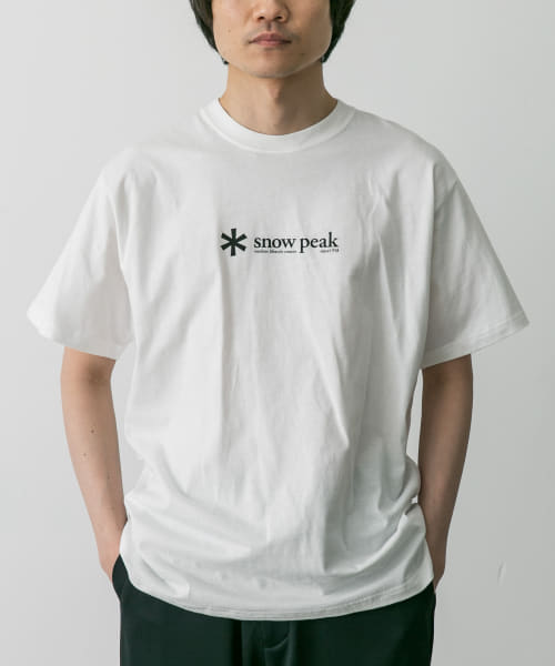Snow Peak Apparel　Soft Cotton Logo Short-Sleeve T
