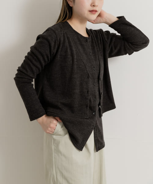 &her　Vest Cardigan Set