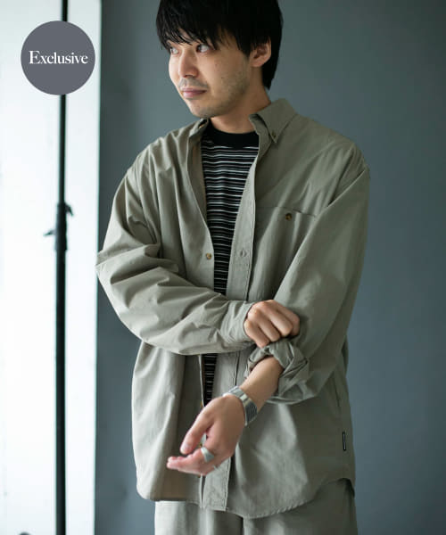 [DOORS][『別注』BURLAP OUTFITTER×DOORS　SupplexNylon BD SHIRT]