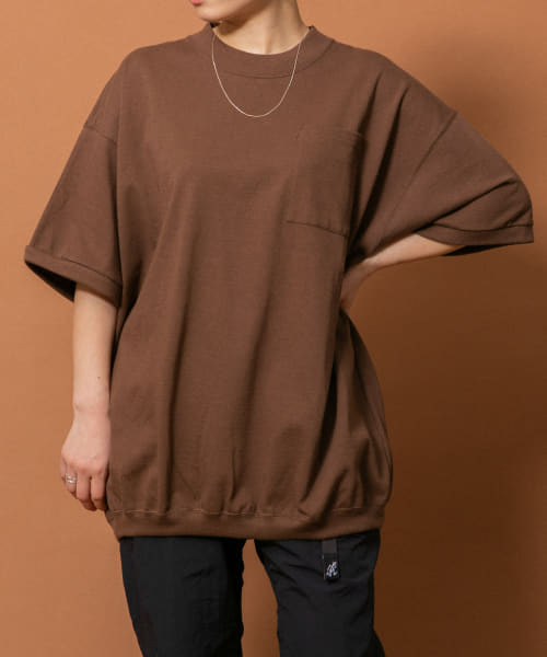 RELAX FIT　リブTシャツ
