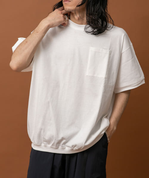 RELAX FIT　リブTシャツ