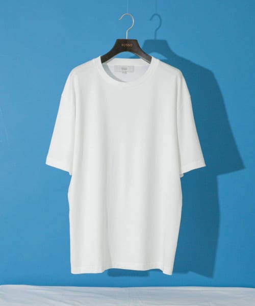 [ROSSO][『XLサイズあり』『UR TECH』防汚加工 スタンダードクルーネックTシャツ]