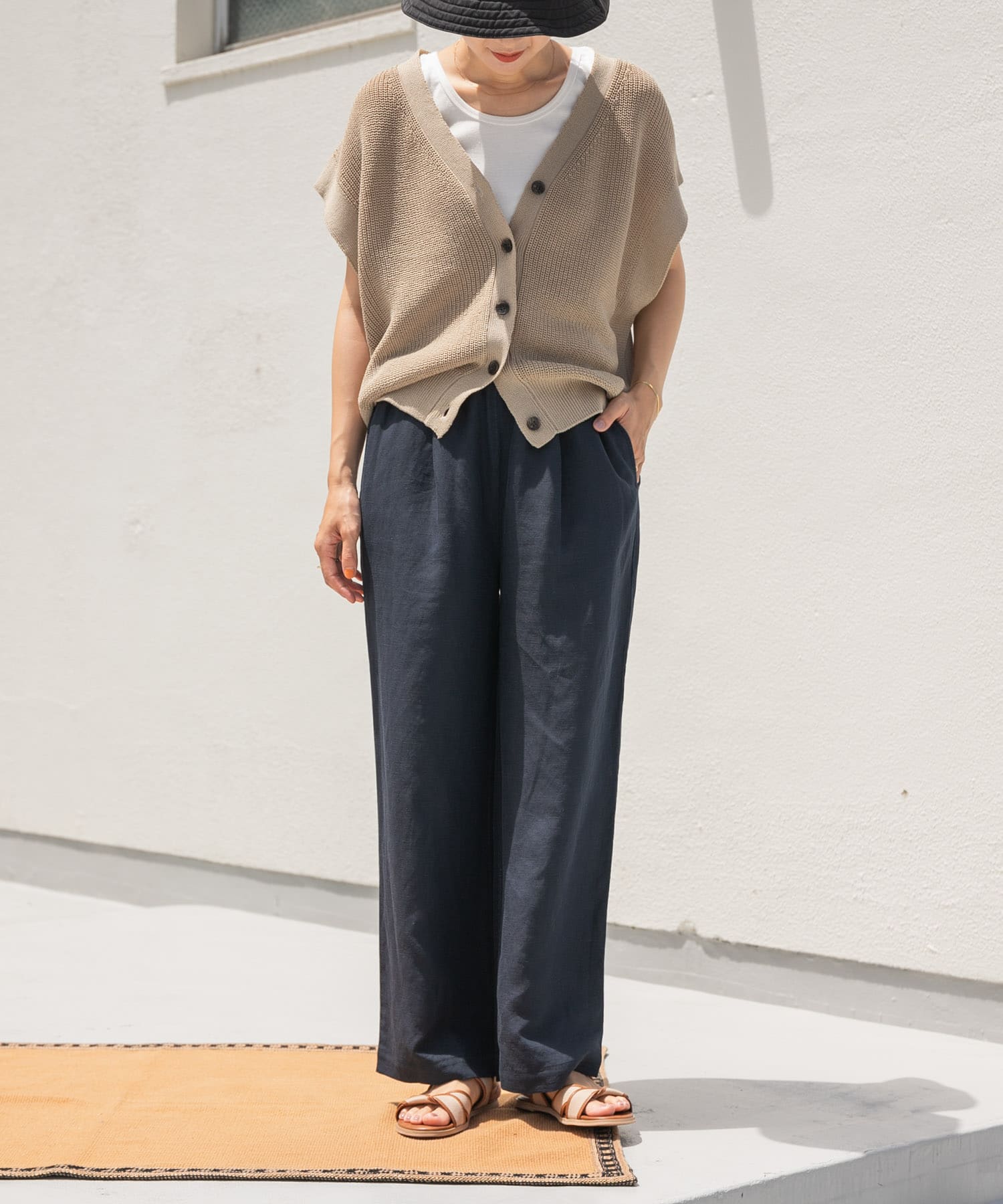 【SALE】 リネン混イージーパンツ[DR45-24A111]｜URBAN RESEARCH公式 パンツ