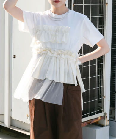フリルドッキングTEE[KB45-21J420]｜URBAN RESEARCH公式ファッション通販