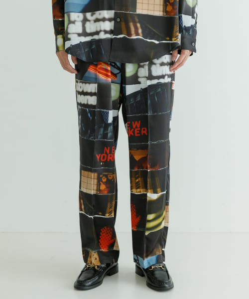 semoh　Pin Tuck Easy Trouser