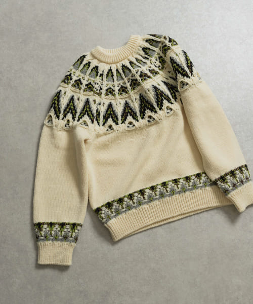米富繊維　KOUHEN NORDIC KNIT PULLOVER-3