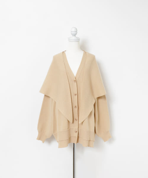[LAATO][stall knit cardigan]