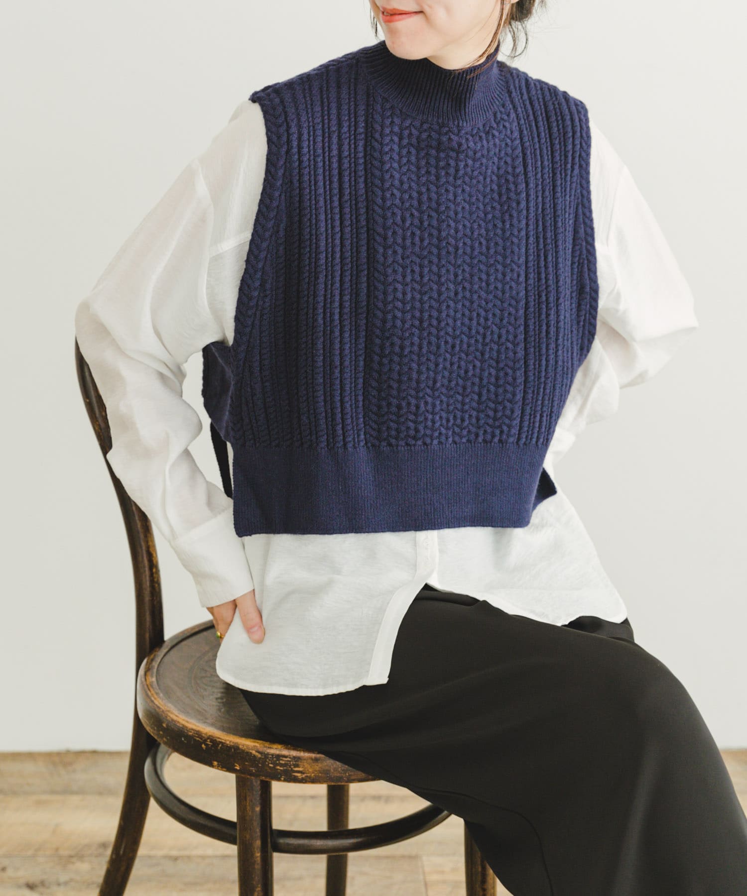 ケーブルニットベスト[IT47-22A012]｜URBAN RESEARCH公式ファッション通販