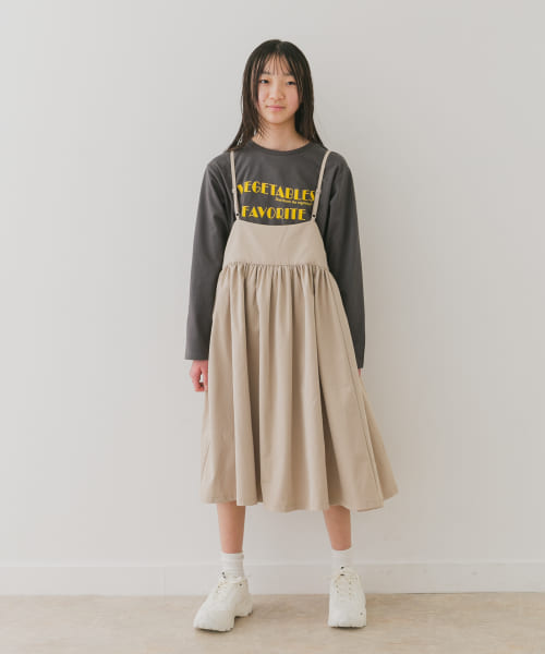 『WEB/一部店舗限定サイズ』キャミソールジャンパースカート(KIDS)