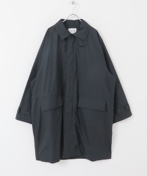 STILL BY HAND　Oversized bal collar coat