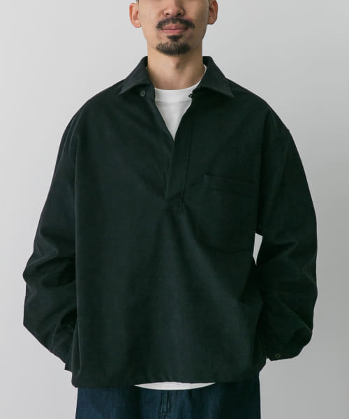 STILL BY HAND　Synthetic leather over shirts