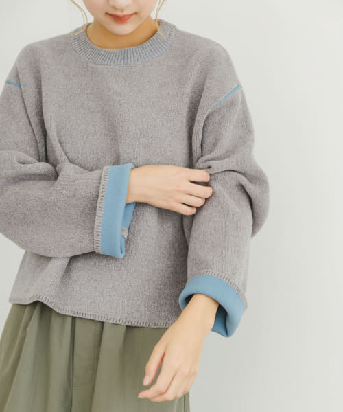 [ITEMS][ダブルフェイスモールニット]