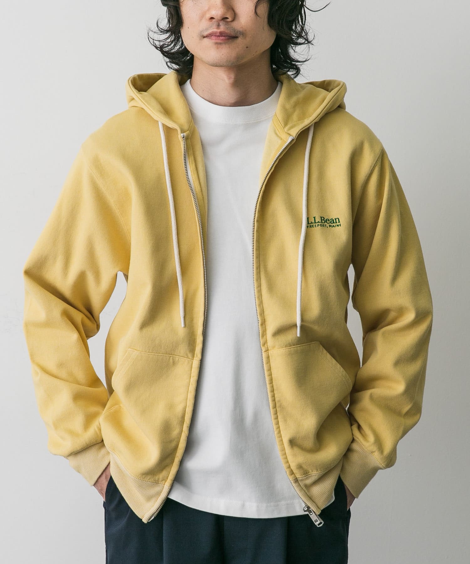 希少 黒入荷！ NYLON LLBEAN 90s JACKET 刺繍ロゴ（古着– YELLOW ジャケット・アウター
