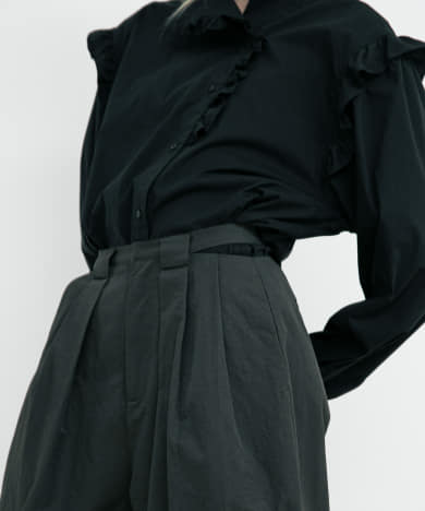 slit tack pants