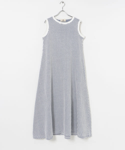 SEAGREEN　BIG WAFFLE ONE PIECE